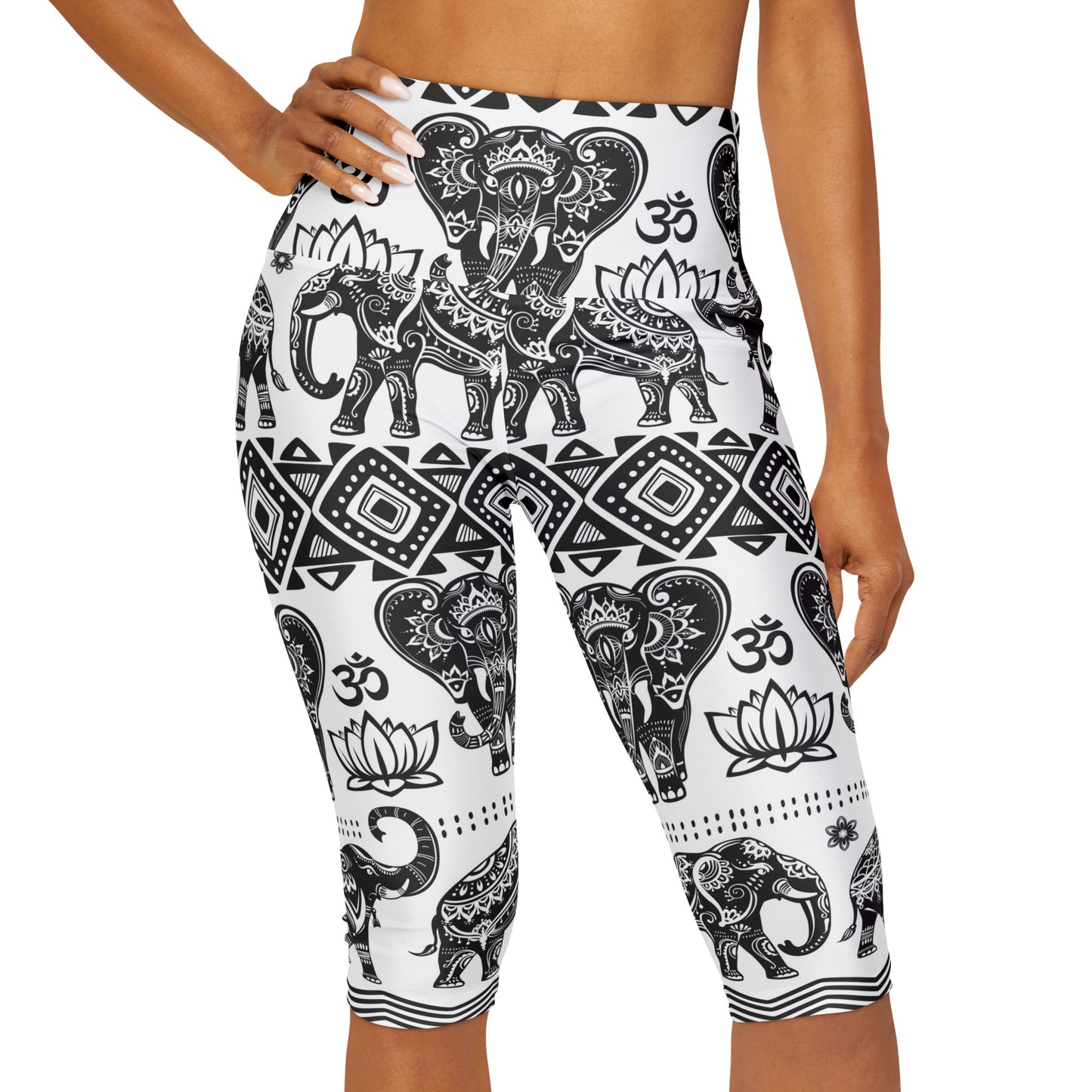 Elephant Yoga Capri Leggings