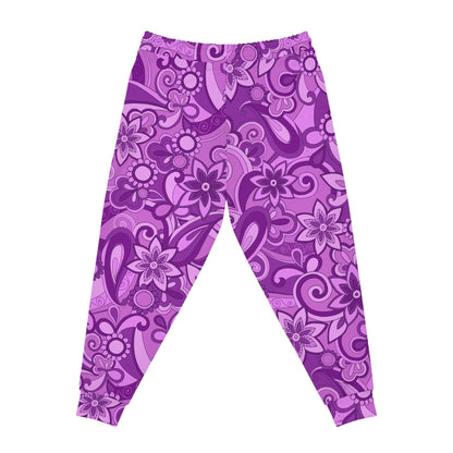 Funky Purple Athletic Joggers