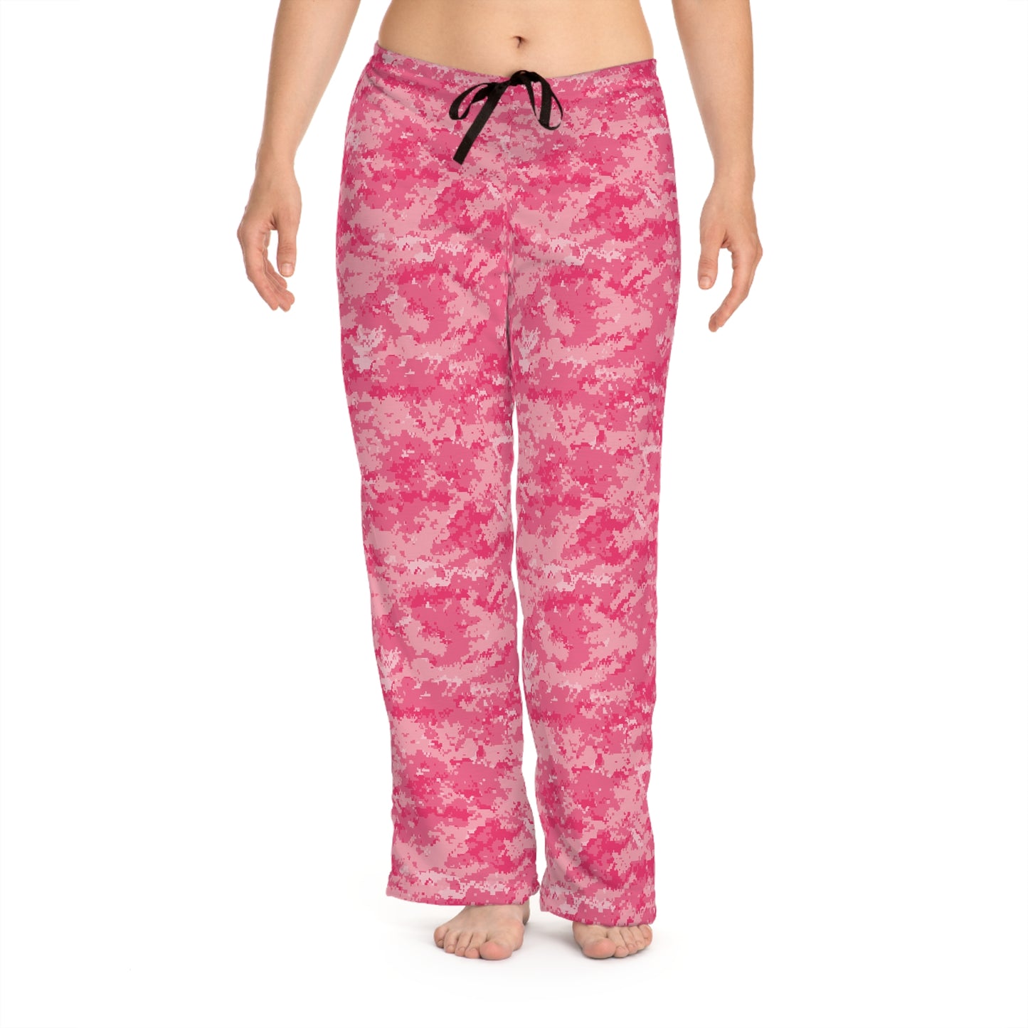 Pink Camo Women's Pajama Pants