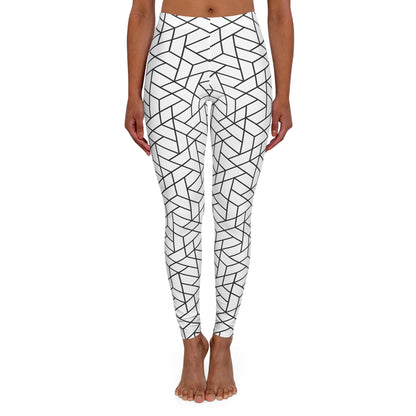 Geometric Women's Casual Spandex Leggings