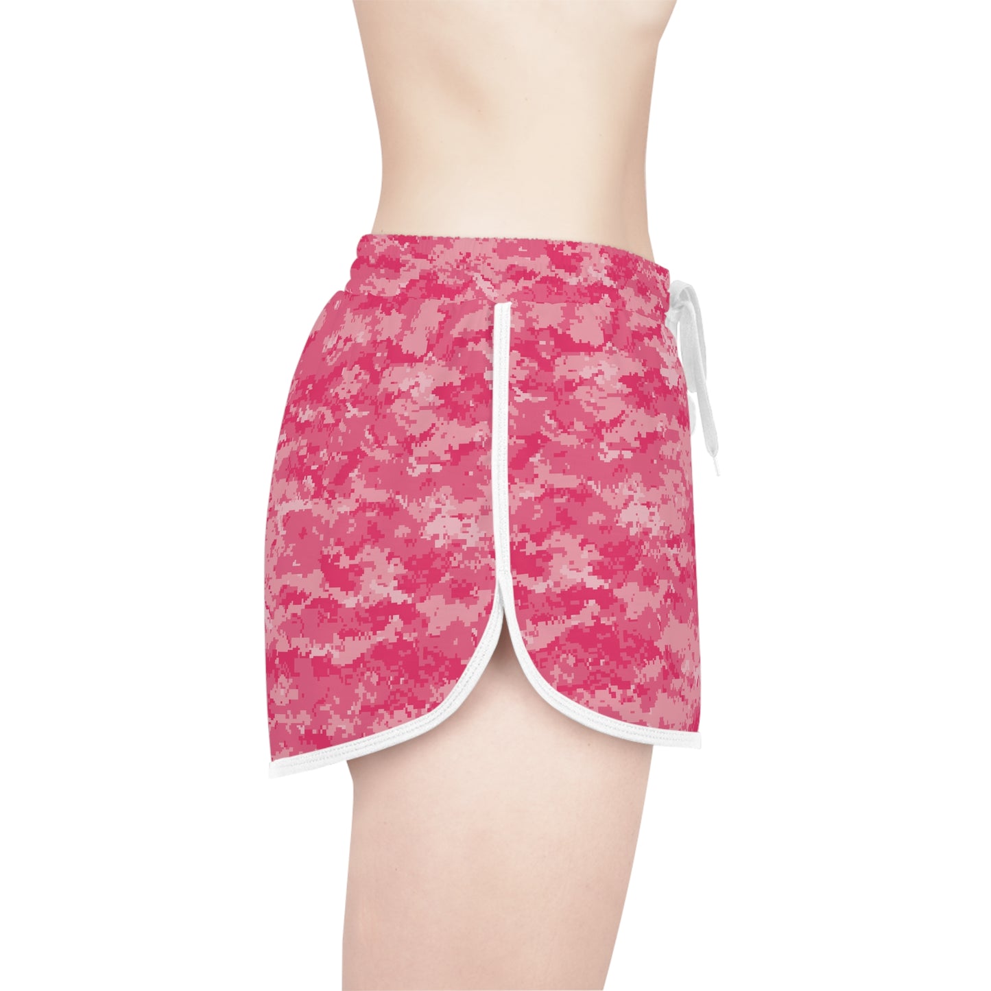 Pink Camo Women's Relaxed Shorts