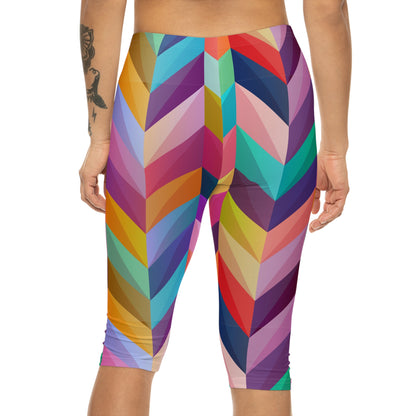 Geo Pattern Women’s Capri Leggings