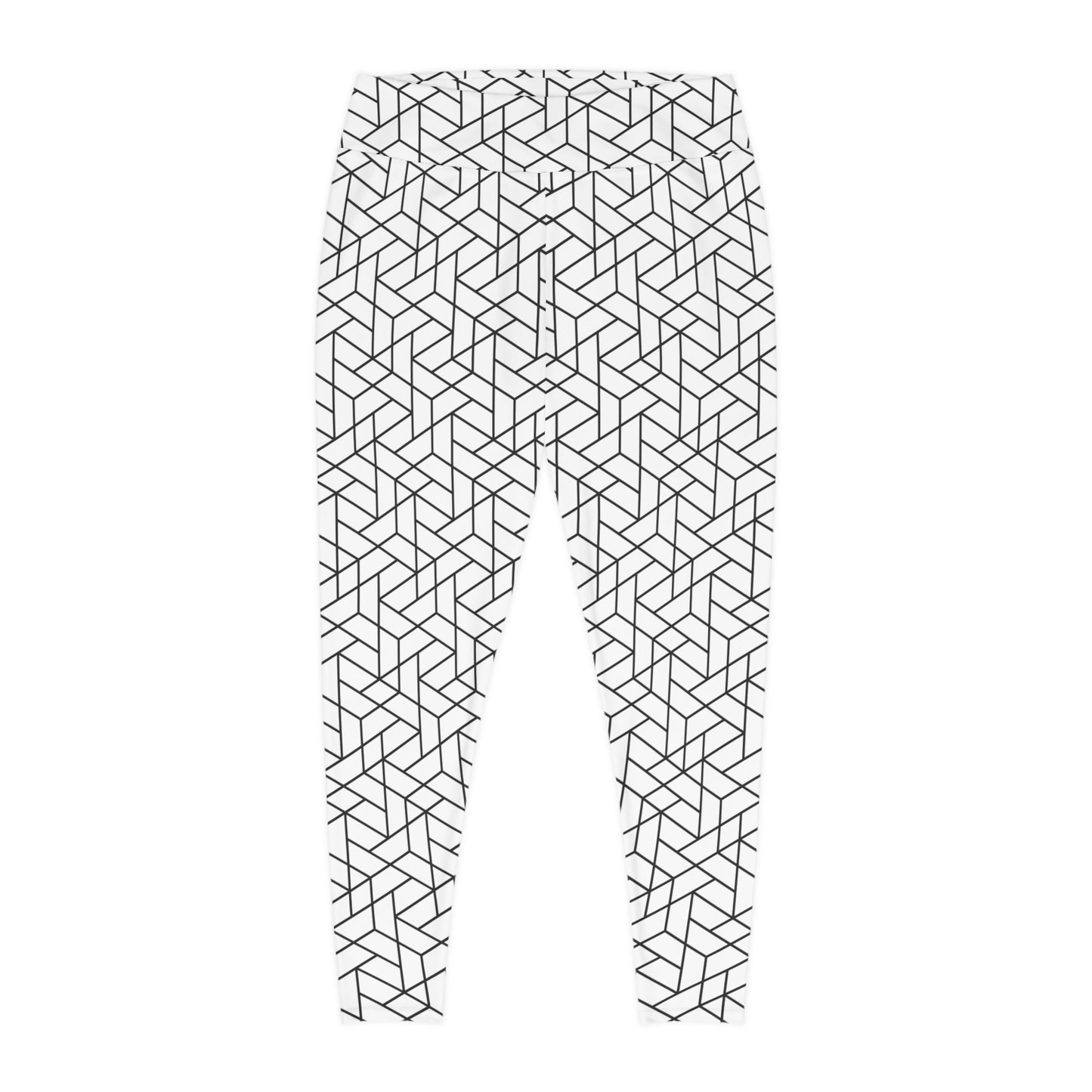 Geometric Plus Size Leggings