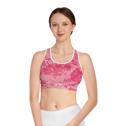 Pink Camo Sports Bra