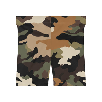 Camo B Women's Biker Shorts