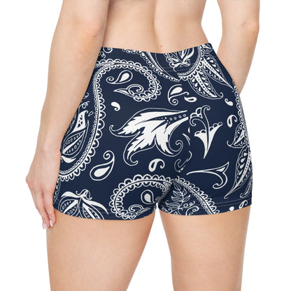 Blue Paisley Women's Shorts