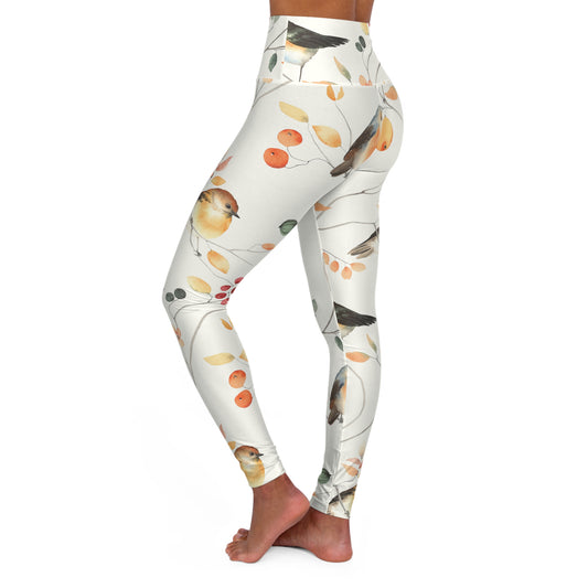 Robyn Birds High Waisted Yoga Leggings