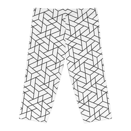 Geometric Women's Capri Leggings