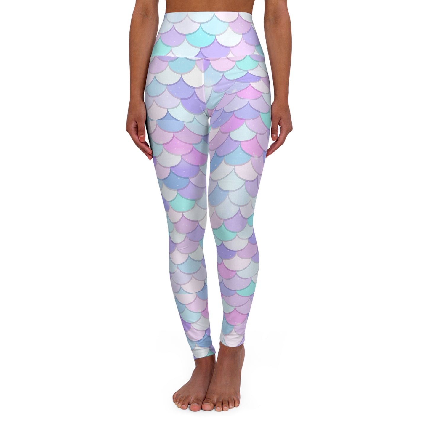 Mermaid High Waisted Yoga Leggings