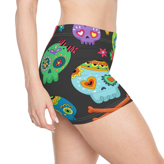 Cute Skulls Women's Shorts