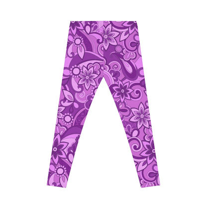 Funky Purple Women's Casual Leggings