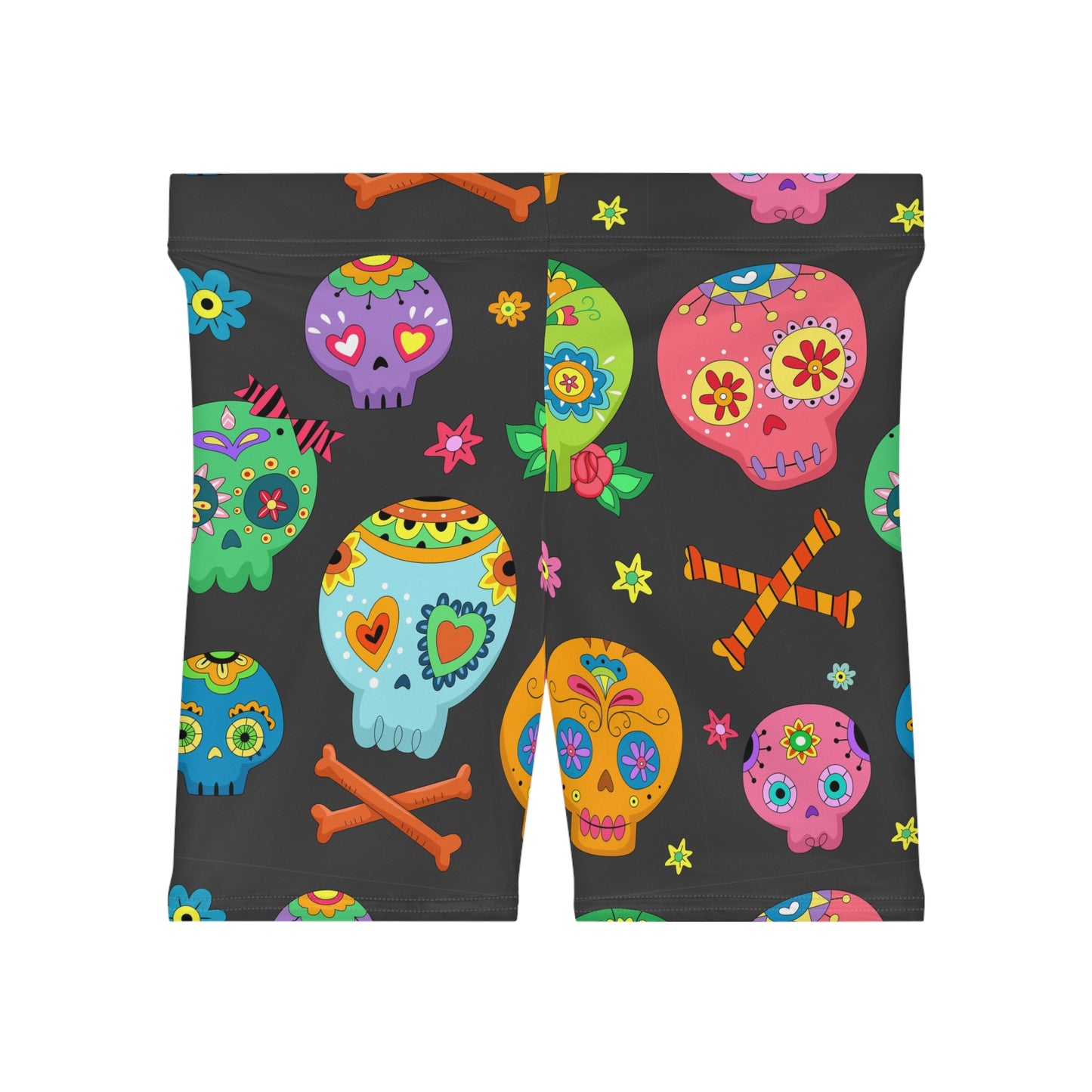 Cute Skulls Women's Biker Shorts