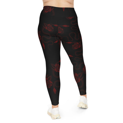 Snake & Roses Plus Size Leggings