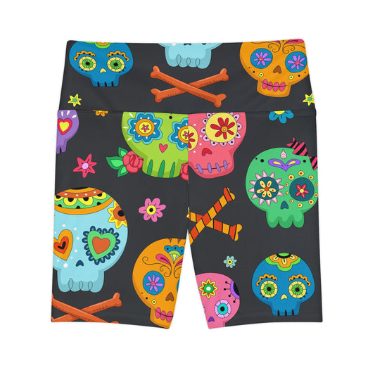 Cute Skulls Women's Workout Shorts