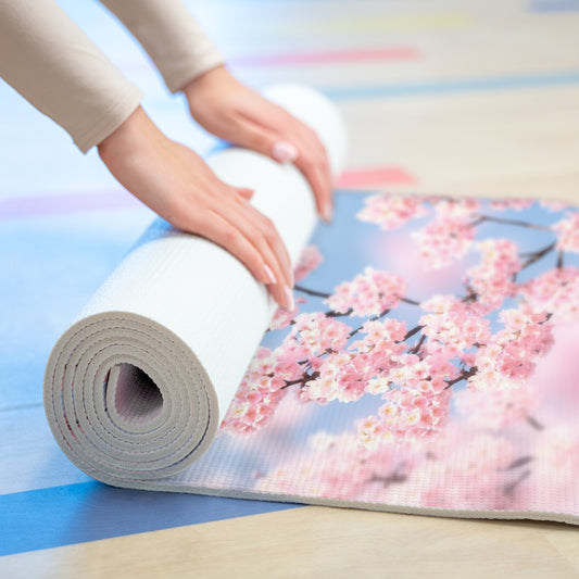 Cherry Blossom Foam Yoga Mat