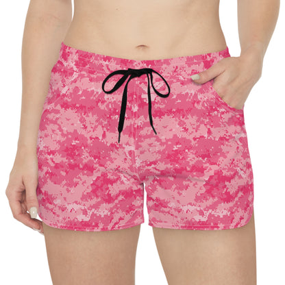 Pink Camo Women's Casual Shorts