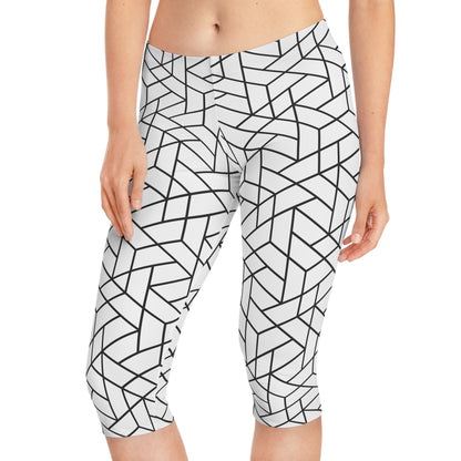 Geometric Women's Capri Leggings