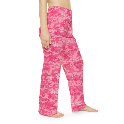 Pink Camo Women's Pajama Pants