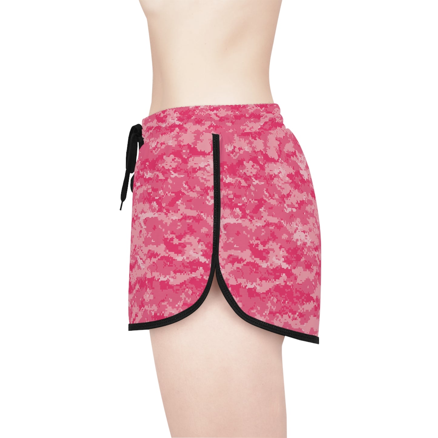 Pink Camo Women's Relaxed Shorts