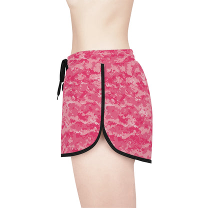 Pink Camo Women's Relaxed Shorts