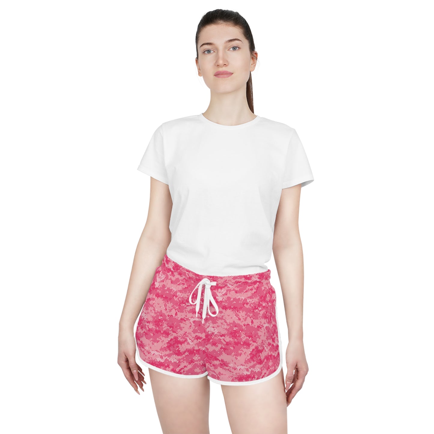 Pink Camo Women's Relaxed Shorts