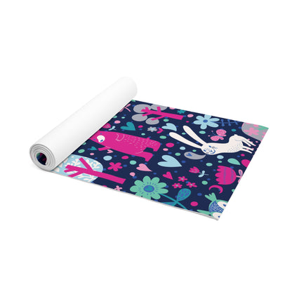 Cute Bunny & Bear Foam Yoga Mat