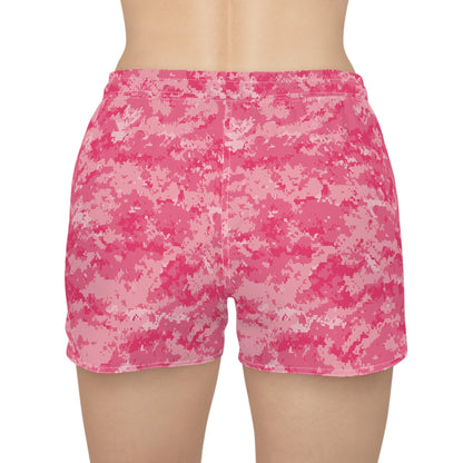 Pink Camo Women's Casual Shorts