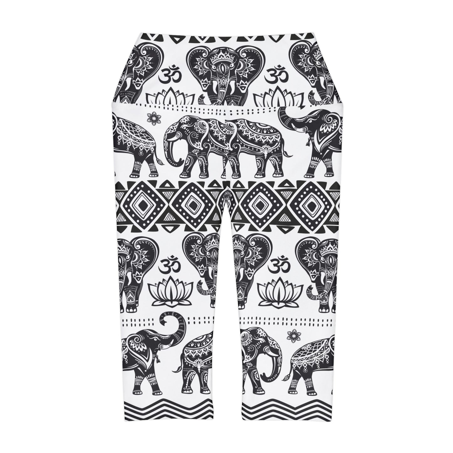 Elephant Yoga Capri Leggings