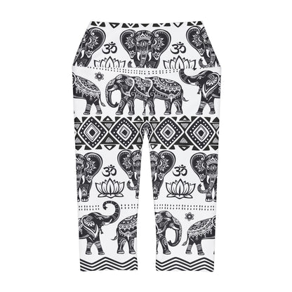 Elephant Yoga Capri Leggings