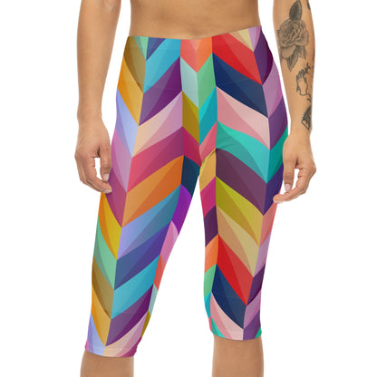 Geo Pattern Women’s Capri Leggings