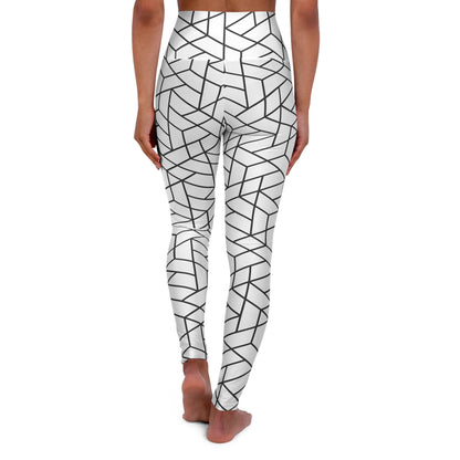 Geometric High Waisted Yoga Leggings