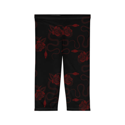 Snake & Roses Women’s Capri Leggings