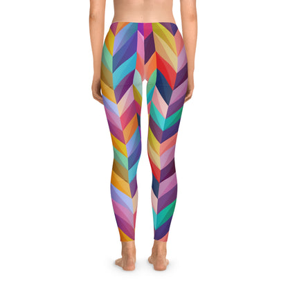 Geo Pattern Stretchy Leggings