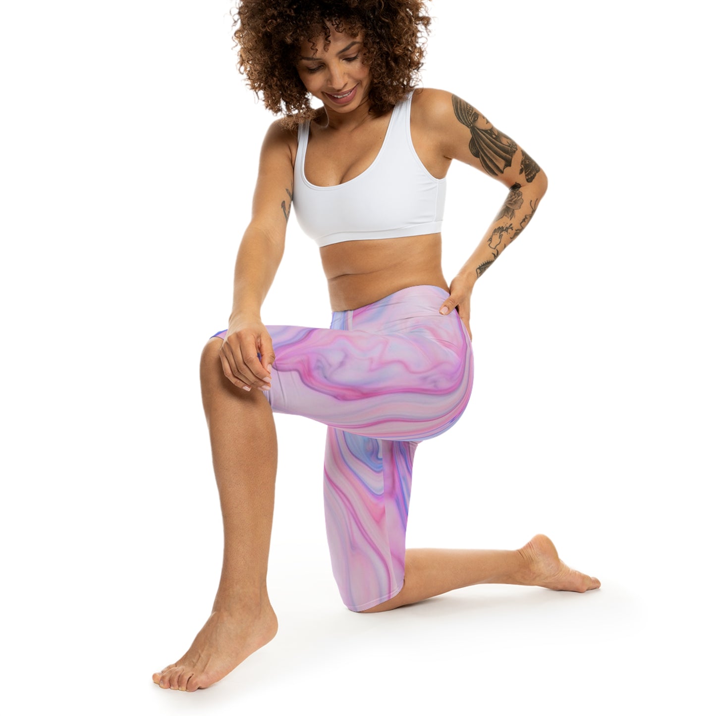 Pink Women’s Capri Leggings