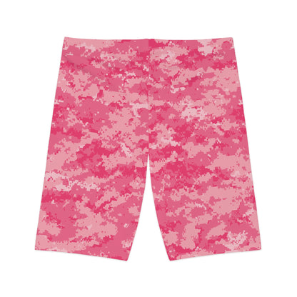 Pink Camo Women's Bike Shorts