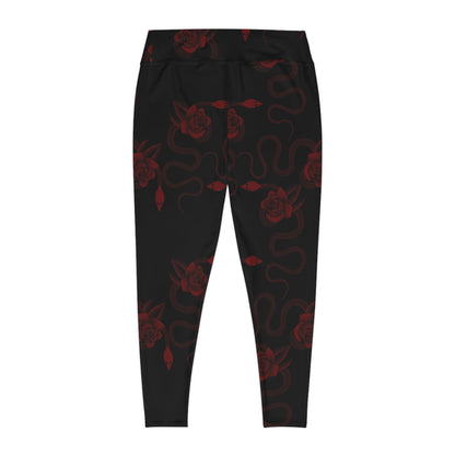 Snake & Roses Plus Size Leggings