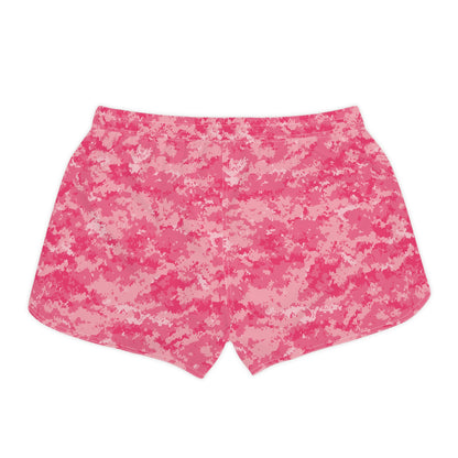 Pink Camo Women's Casual Shorts