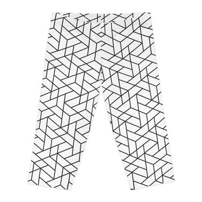 Geometric Women's Capri Leggings