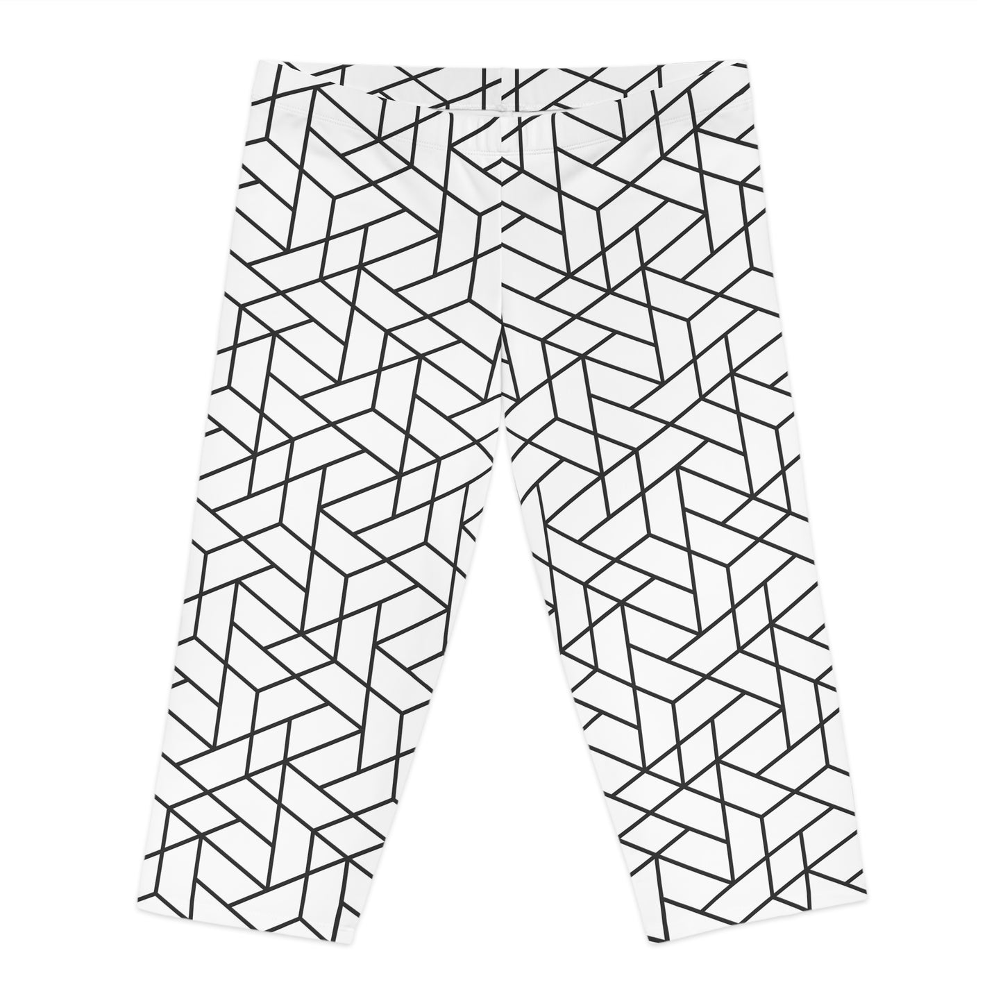 Geometric Women's Capri Leggings