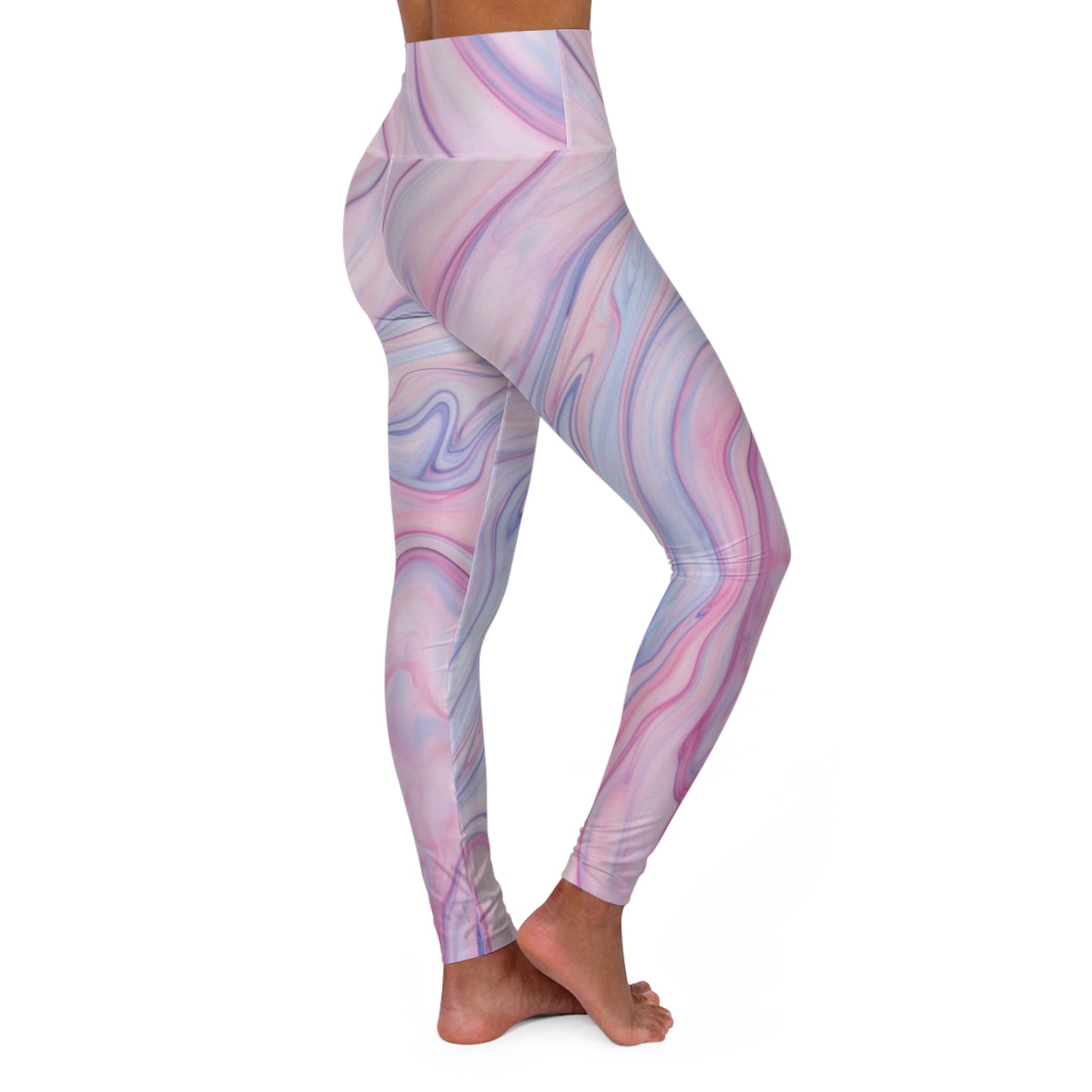 Pink High Waisted Yoga Leggings