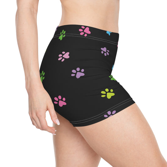 Paw Print Women's Shorts