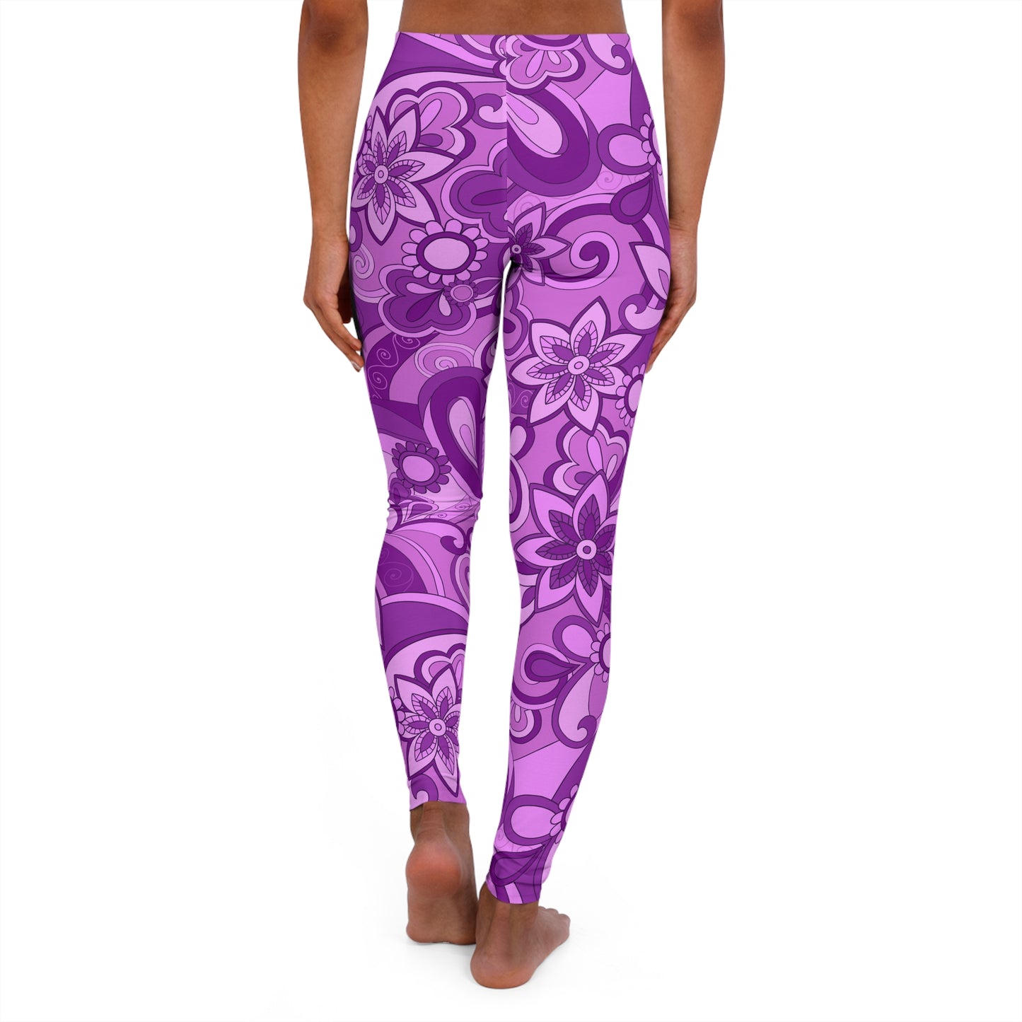 Funky Purple Women's Casual Spandex Leggings