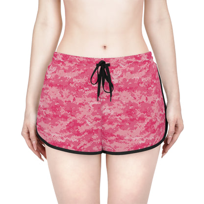 Pink Camo Women's Relaxed Shorts