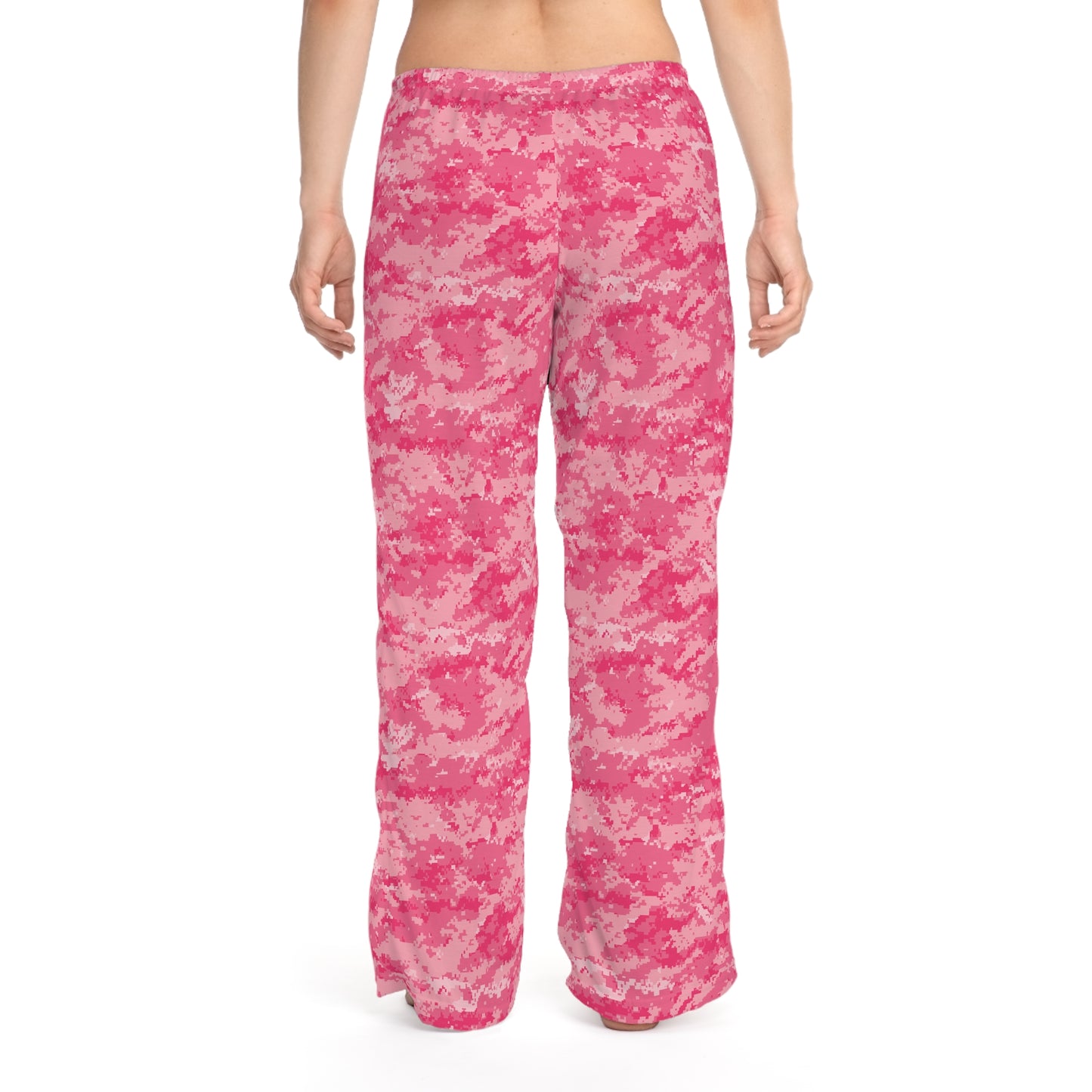 Pink Camo Women's Pajama Pants