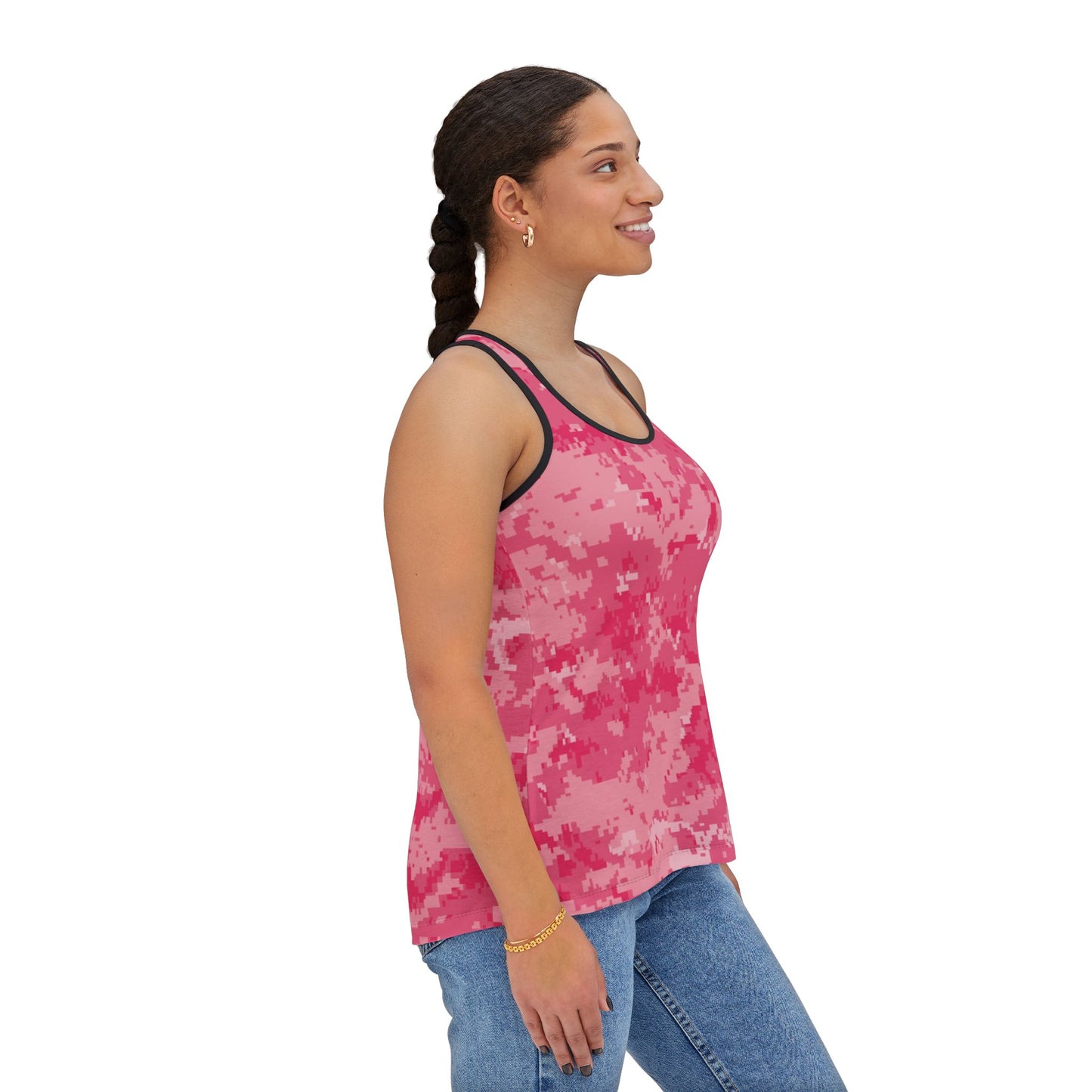 Pink Camo Women's Tank Top