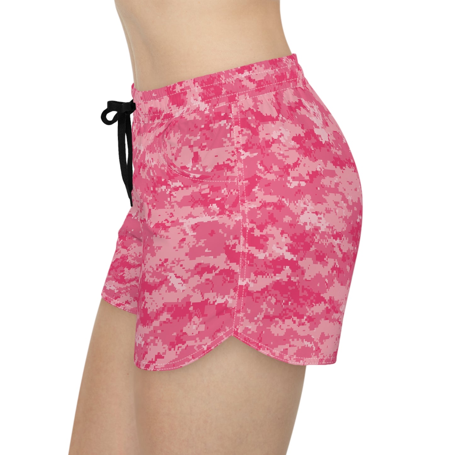 Pink Camo Women's Casual Shorts