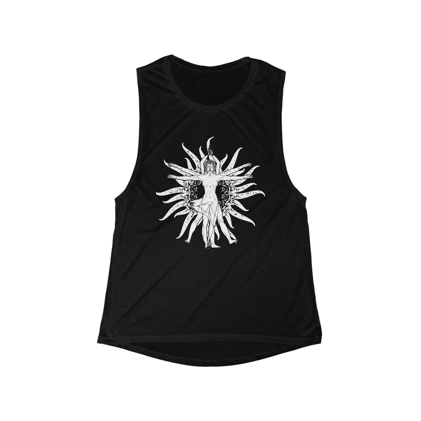 Vitruvian Women's Flowy Scoop Muscle Tank