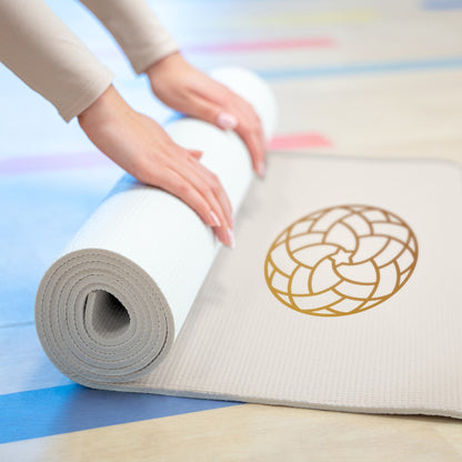 Gold Lotus Foam Yoga Mat