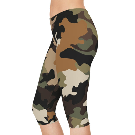 Camo B Women's Capri Leggings