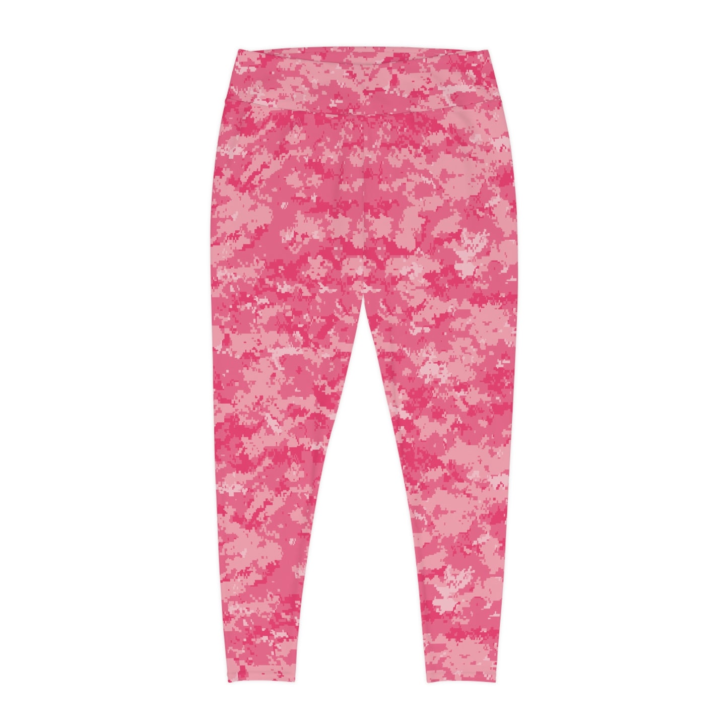 Pink Camo Plus Size Leggings